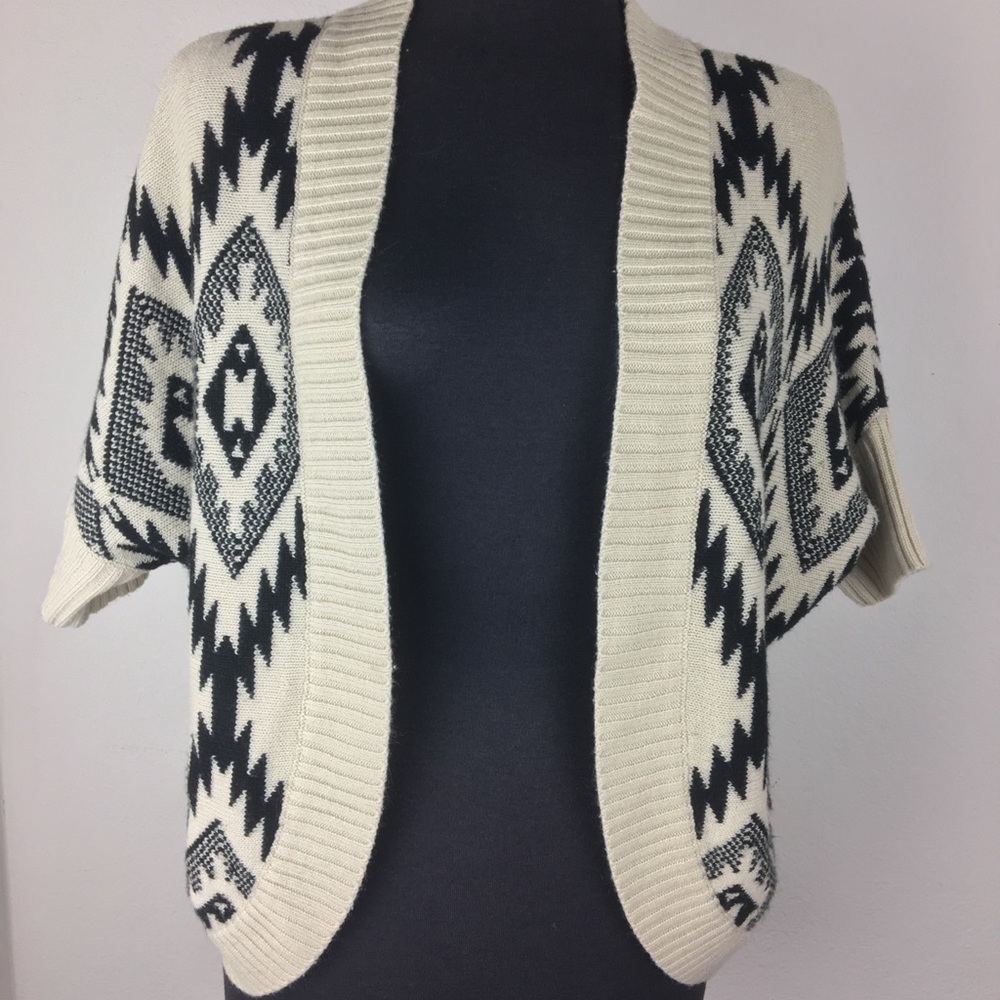 Cotton Emporium Women’s Geometric Cardigan Sz S